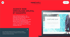 Desktop Screenshot of canal-web.fr